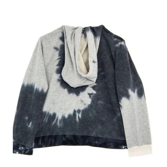 Katie J NYC Junior Tie Dye Hooded Sweatshirt Small - Picture 2 of 6